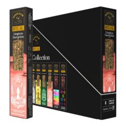 Incienso Ritual Limpieza Energética Mystic Flow | Caja con 12 Cajitas de 8 Varillas Gruesas