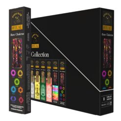 Incienso Ritual Siete Chakras Mystic Flow | Caja con 12 Cajitas de 8 Varillas Gruesas