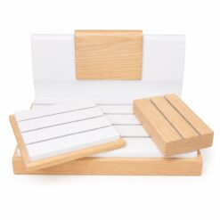 Set Expositor de Madera de para Relojes, Pulseras y Joyería