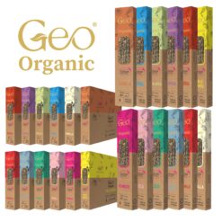 Pack Lanzamiento Incienso GEO Organic | Colección Completa 12 Cajas - 12 Aromas diferentes