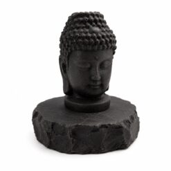 Cabeza de Buda - Shungit Tallada Artesanalmente