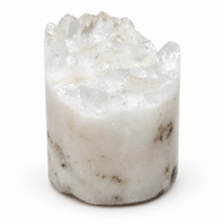 Cilindro de Cuarzo Cristal Natural con Puntas – Pieza Única