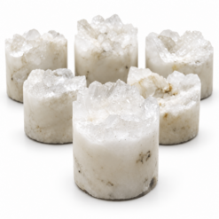 Alternative view of Cilindro de Cuarzo Cristal Natural con Puntas – Pieza Única