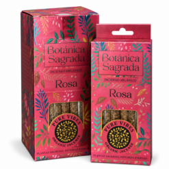 Alternative view of Incienso Orgánico Pure Vibes Botánica Sagrada Rosa – Pack 6 Cajas