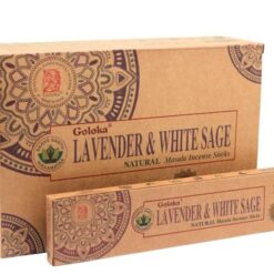 Incienso GOLOKA natural 100% 15 gr. LAVANDA Y SALVIA BLANCA