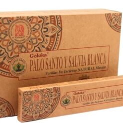 Incienso GOLOKA natural 100% 15 gr. PALO SANTO Y SALVIA BLANCA