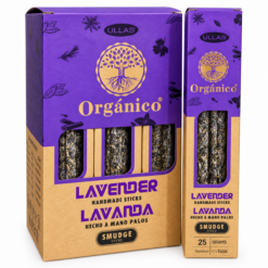 Alternative view of Incienso Ullas Orgánico Lavanda 25 g – Pack 12 Cajas
