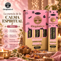 Incienso Ullas Orgánico Mirra 25 g – Pack 12 Cajas
