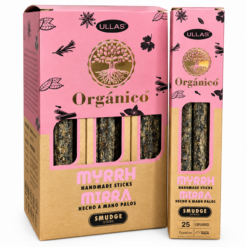 Alternative view of Incienso Ullas Orgánico Mirra 25 g – Pack 12 Cajas