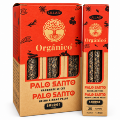 Alternative view of Incienso Ullas Orgánico Palo Santo 25 g – Pack 12 Cajas