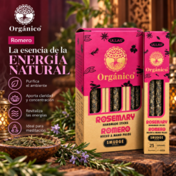 Incienso Ullas Orgánico Romero 25 g – Pack 12 Cajas