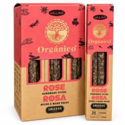 Alternative view of Incienso Ullas Orgánico Rosa 25 g – Pack 12 Cajas