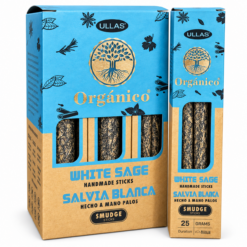 Alternative view of Incienso Ullas Orgánico Salvia Blanca 25 g – Pack 12 Cajas